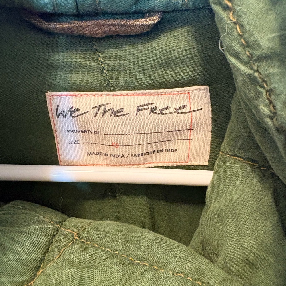 We The Free Olive Green Outerwear